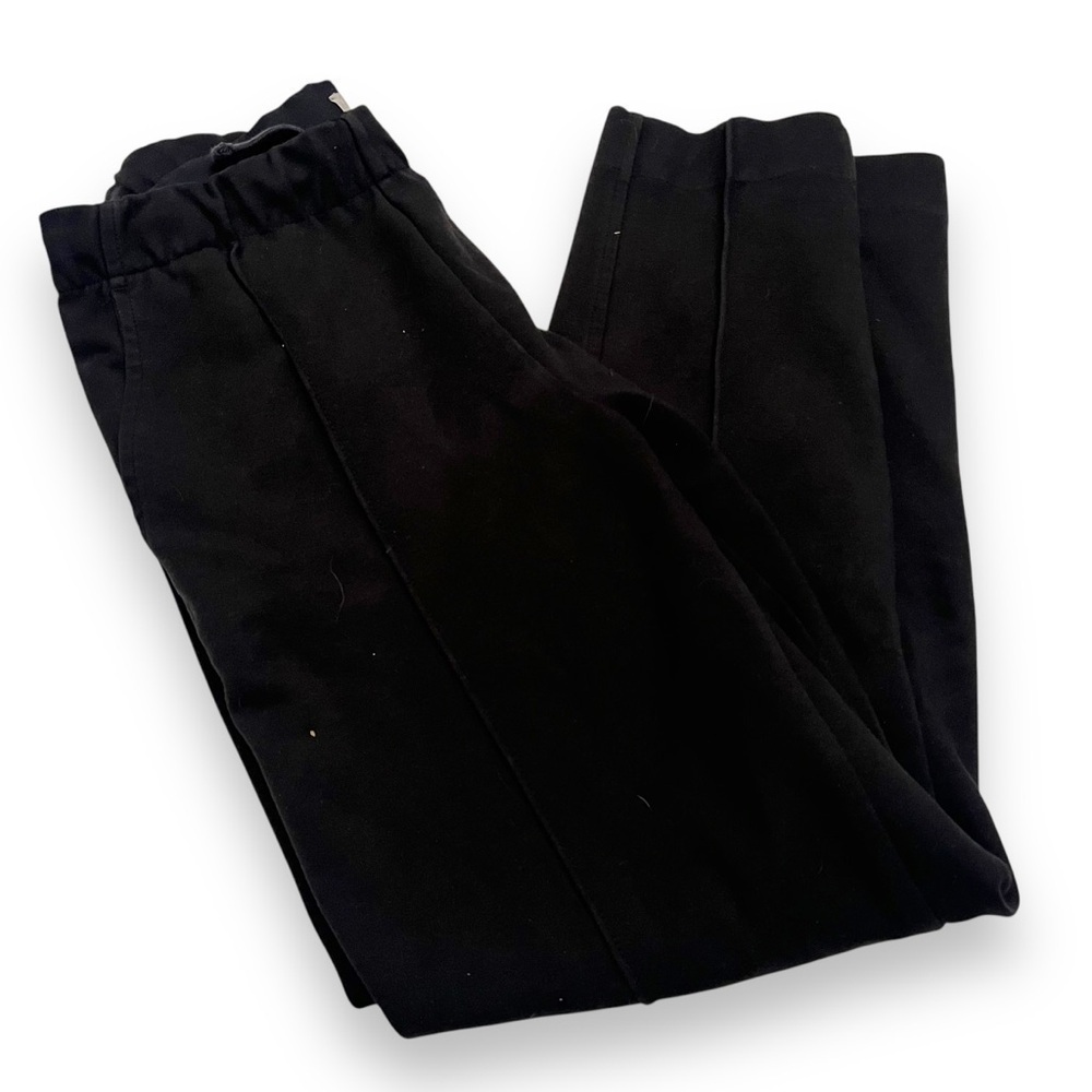 Everlane The Dream Pant Black Elastic Waist Tapered Knit Work Office Women's XS